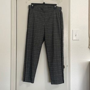 Slacks, black & grey, size small, Old Navy